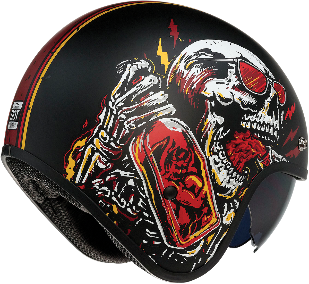 Saturn Helmet - Devil Made Me - Black/Red - Medium