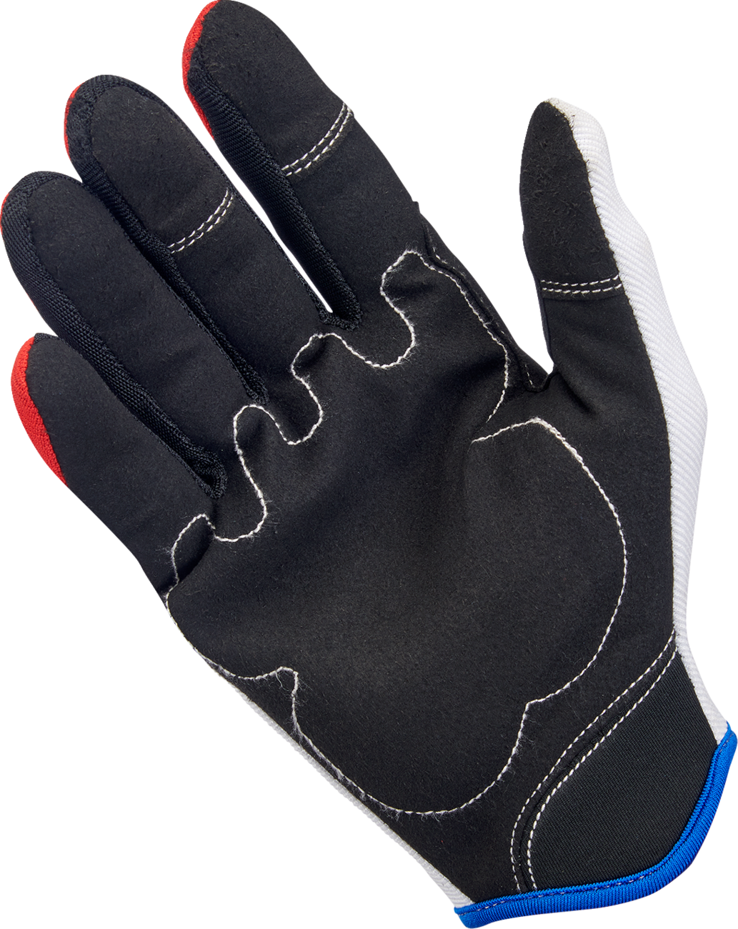 Moto Gloves - Red/White/Blue - Medium