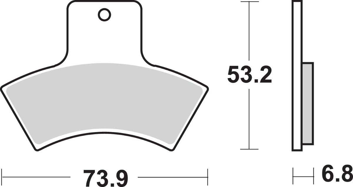 Off-Road Sintered Brake Pads - Polaris 1996 - 2004