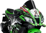 Race Windscreen - 14-1/4\" - Black - Kawasaki 2016 - 2020