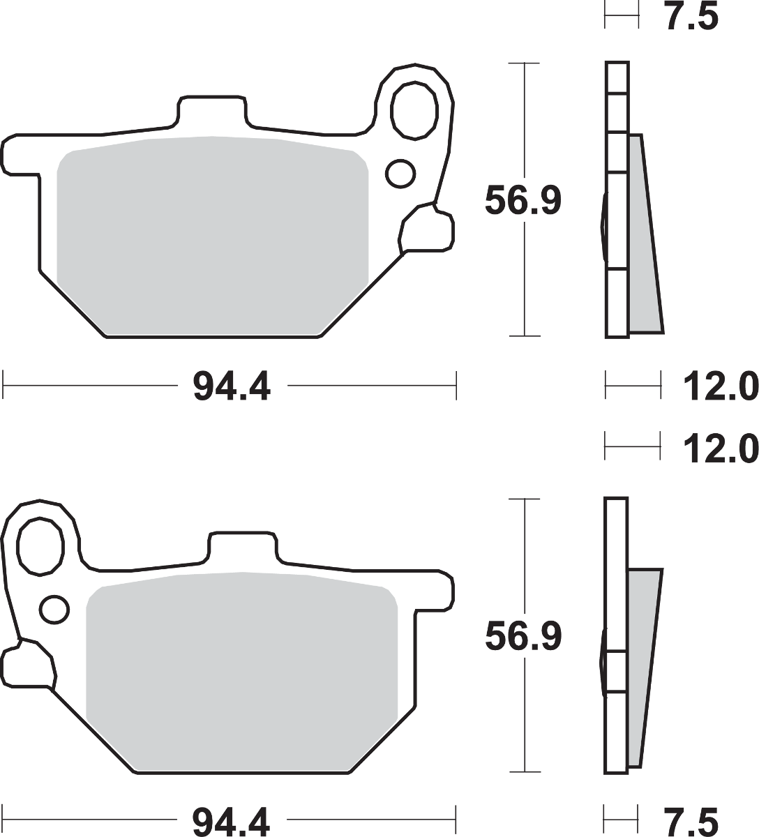 HF Brake Pads - XS 400 1997 - 2023