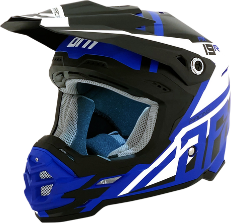 FX-19R Helmet - Racing - Matte Blue - Large