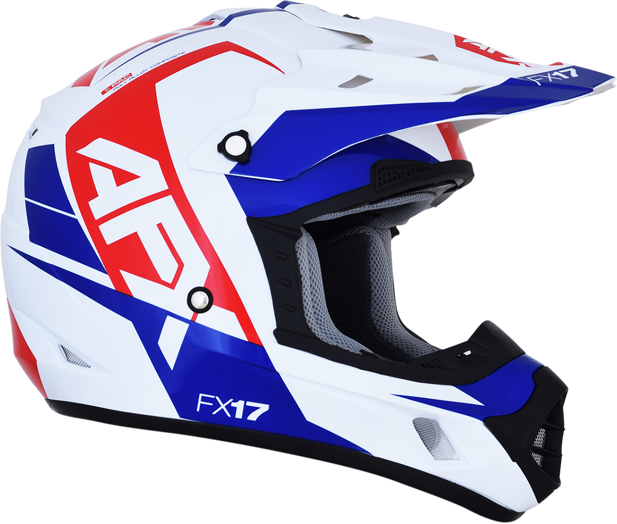 FX-17 Helmet - Aced - Red/White/Blue - Large