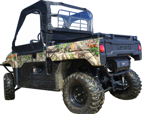 Soft Upper Doors - Rear Windshield - Black - Mule Pro-MX 2019 - 2023