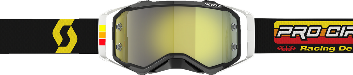 Pro Circuit Prospect Goggles - Black/White - Yellow