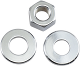 Rear Axle Nut/Washer - Kit - Big Twins \'73-\'96/XL \'79-\'96 1973 - 1984