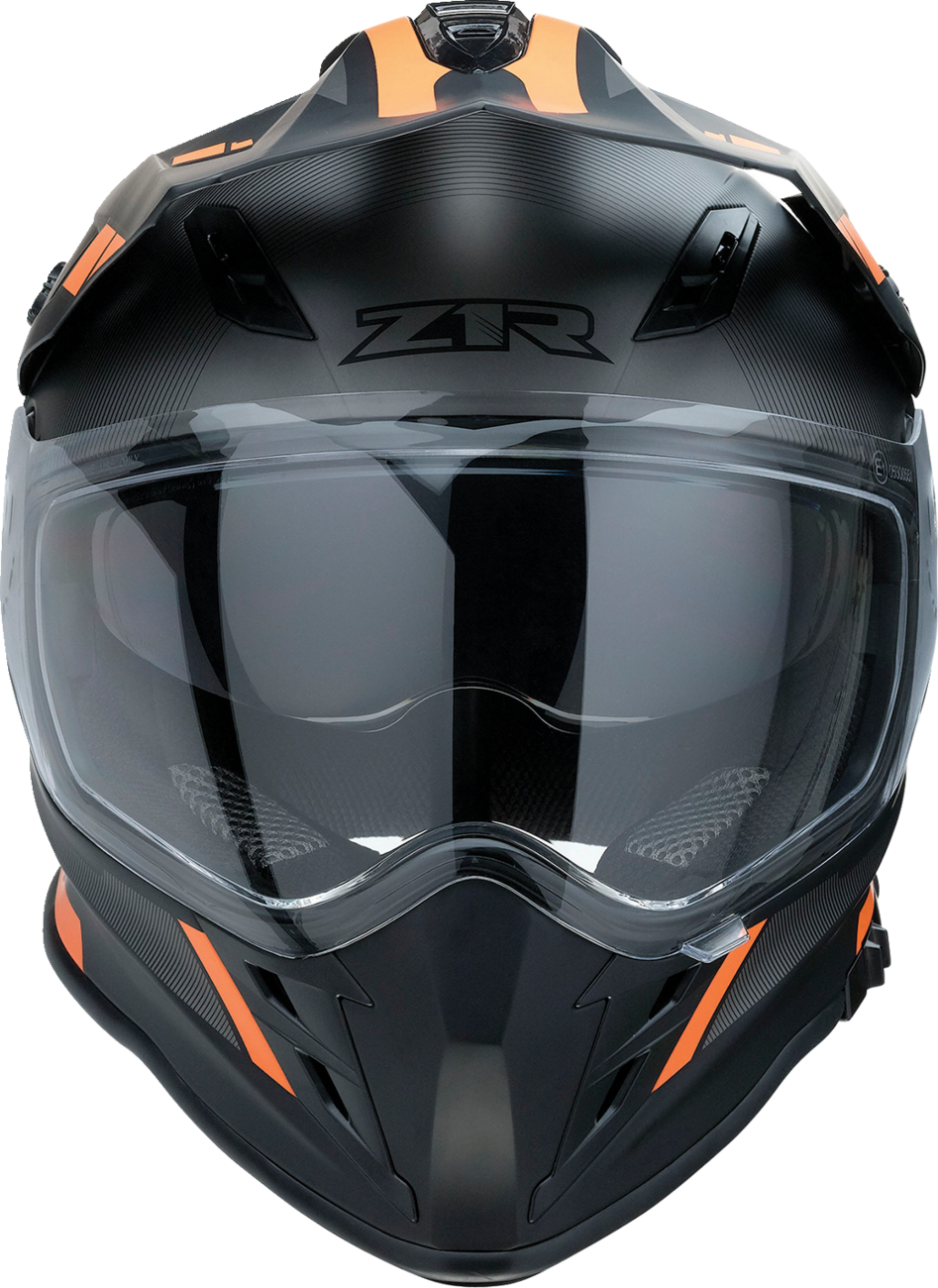 Range Helmet - Uptake - Black/Orange - Large