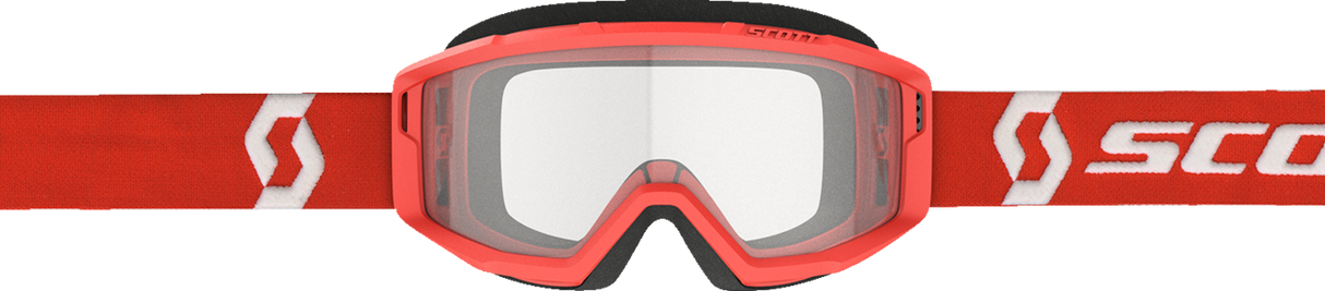 Primal Goggles - Red - Clear