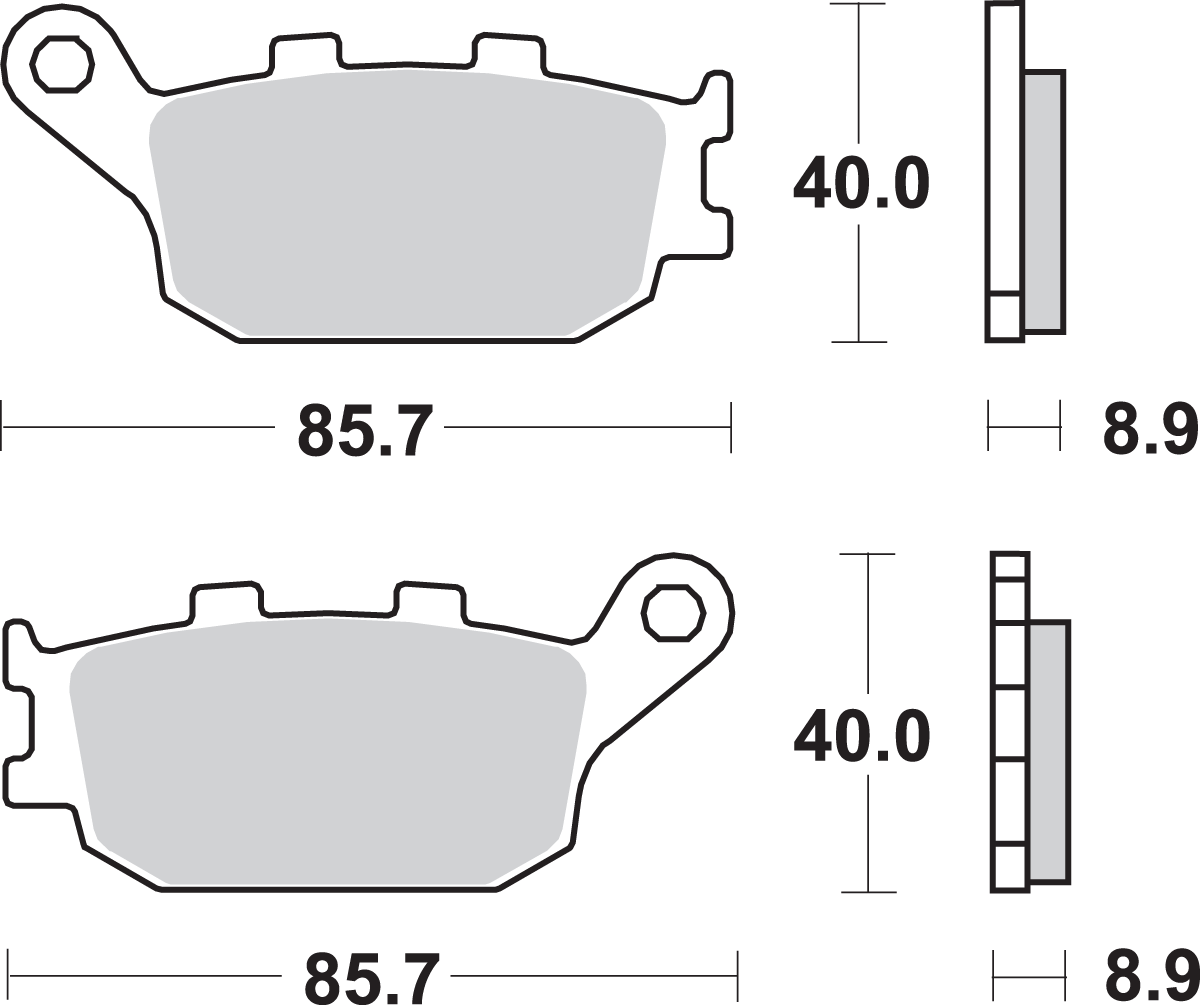 HF Brake Pads 2003 - 2023