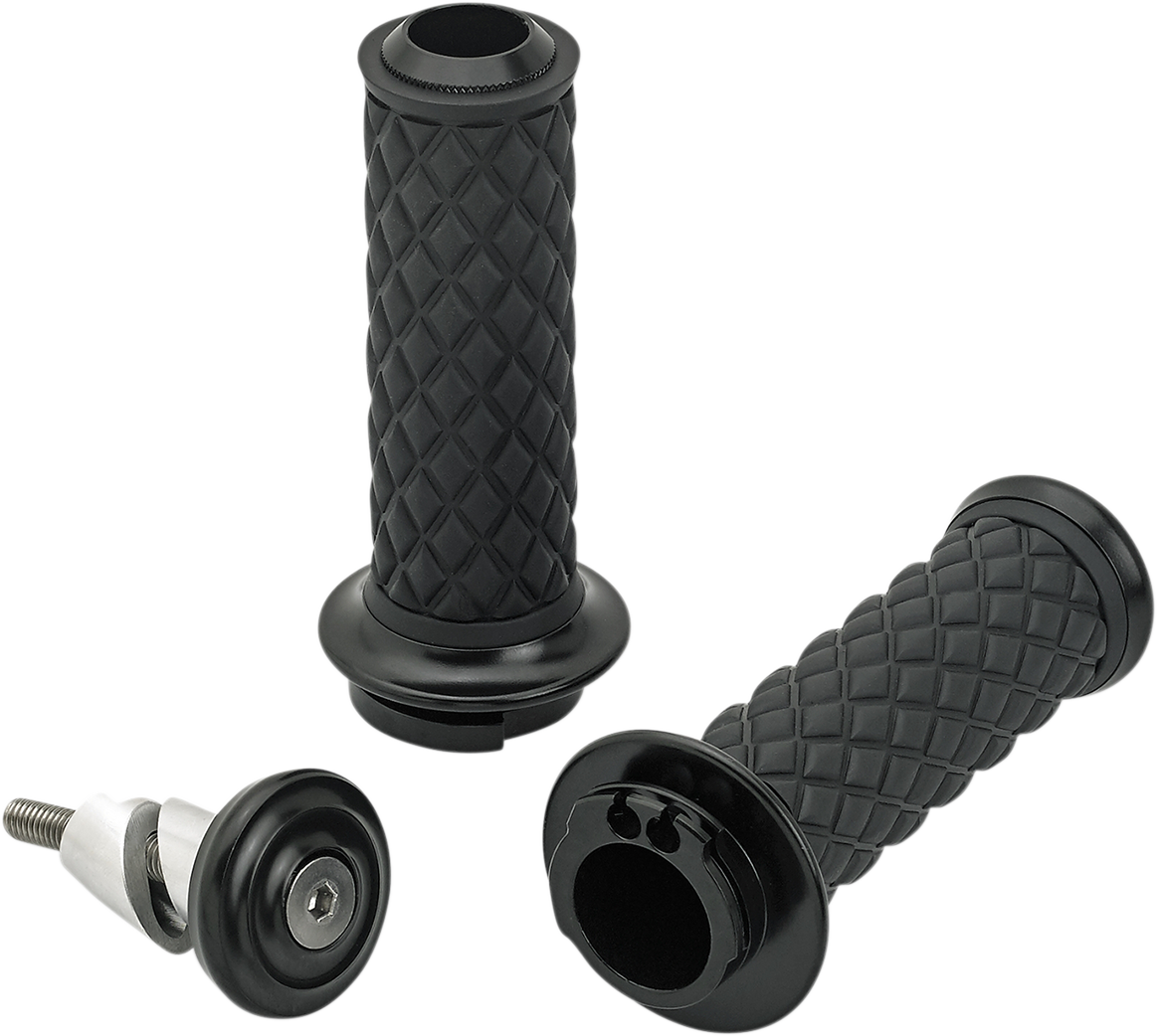 Grips - Alumicore - Dual Cable - Black