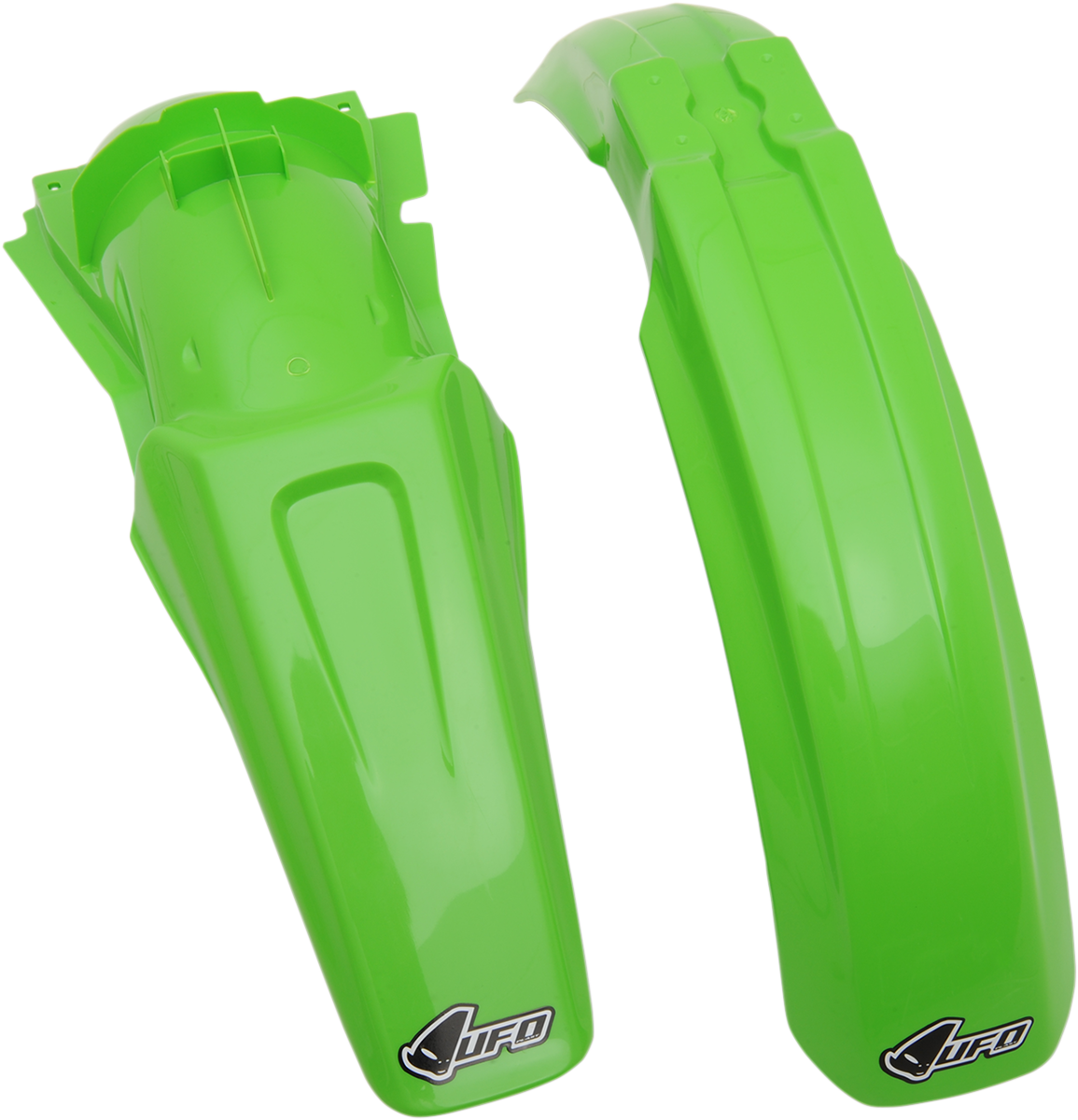 Front and Rear MX Fender Kit - Green - KX 125/250 1999 - 2002