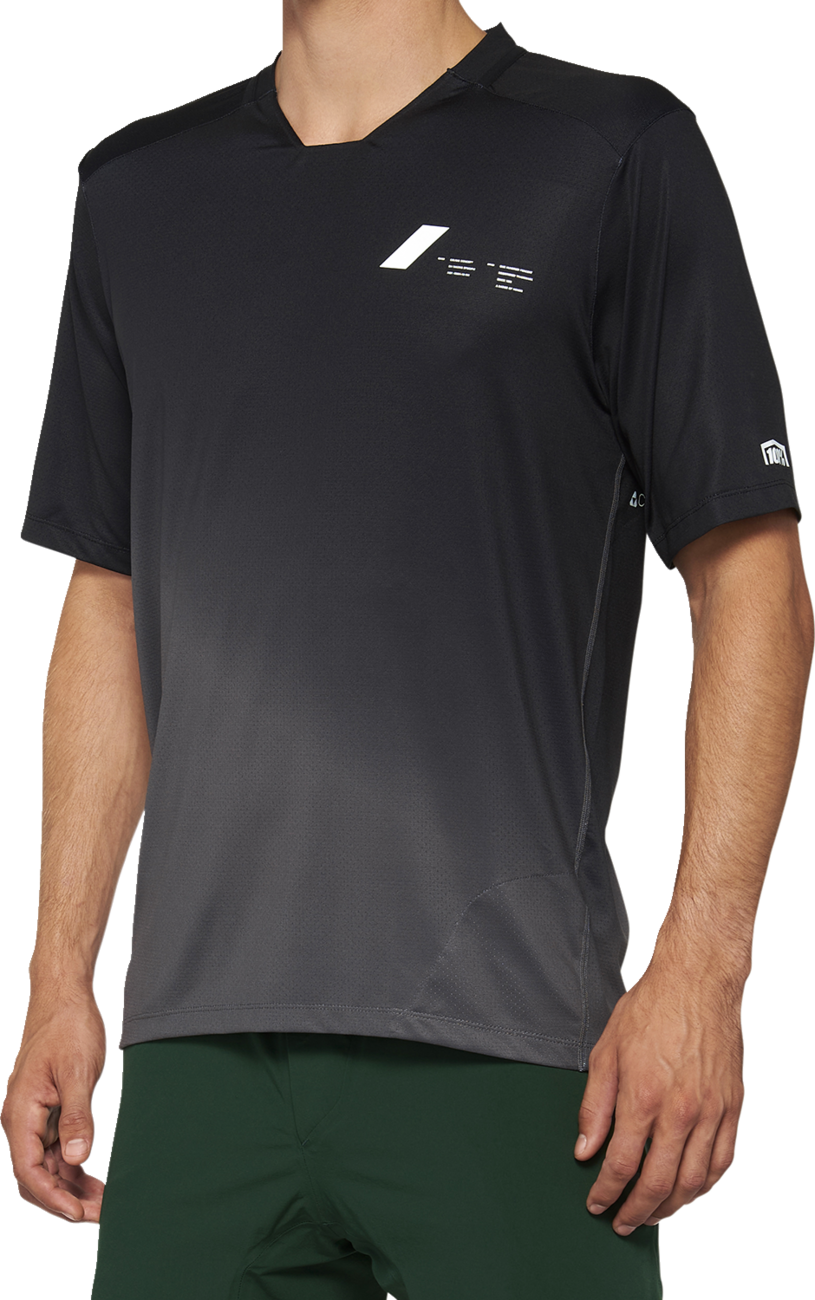 Celium Jersey - Short-Sleeve - Black/Charcoal - Large