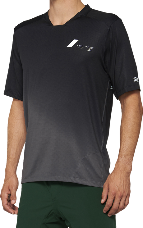 Celium Jersey - Short-Sleeve - Black/Charcoal - Large