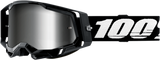 Racecraft 2 Goggles - Black - Silver Mirror