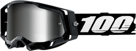 Racecraft 2 Goggles - Black - Silver Mirror