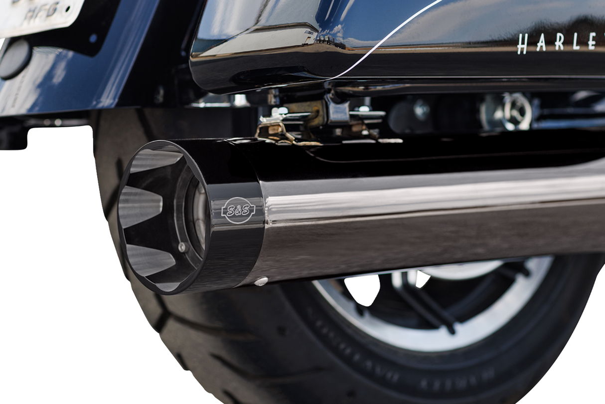 2-into-1 Lava Chrome Sidewinder® Exhaust System - Race Only 2017 - 2023