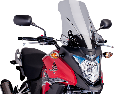 Race Windscreen - 19\" - Light Smoke - Tour - Honda 2013 - 2016