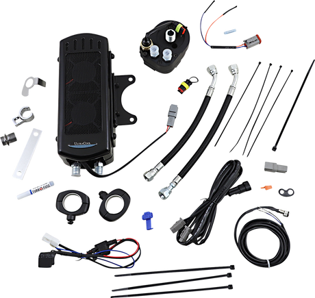 Oil Cooler Kit - Gloss Black - Touring/Trike 2009 - 2016