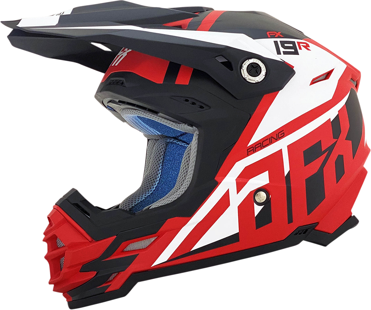 FX-19R Helmet - Racing - Matte Red - Large