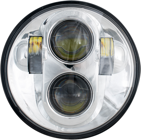 LED Headlight - 5-3/4\" - Chrome 1999 - 2017