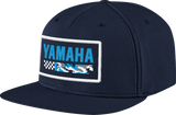 Yamaha Racing Hat - Flat Bill - Camo Blue