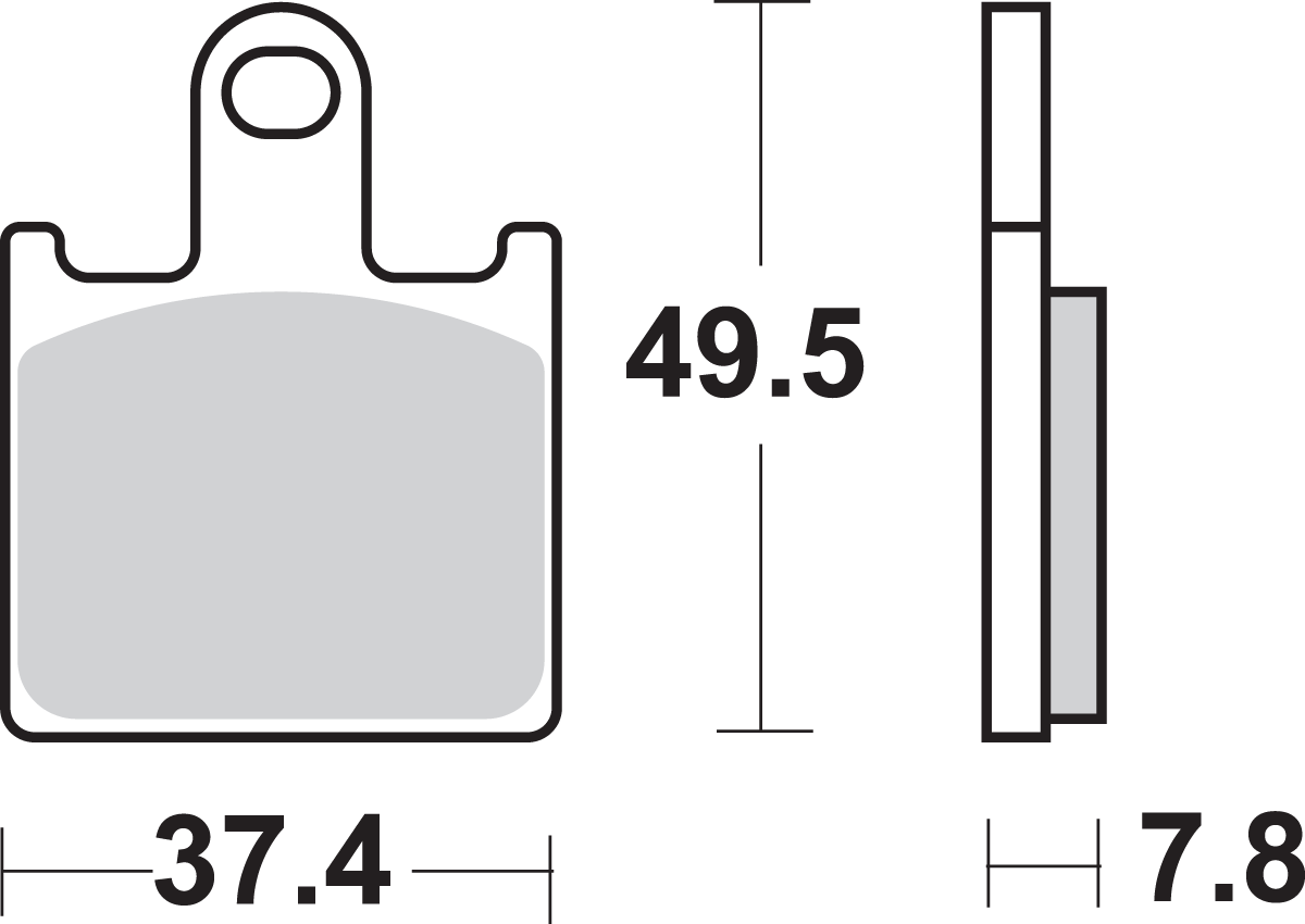 Dual Carbon Brake Pads - ZX-14R 2006 - 2019