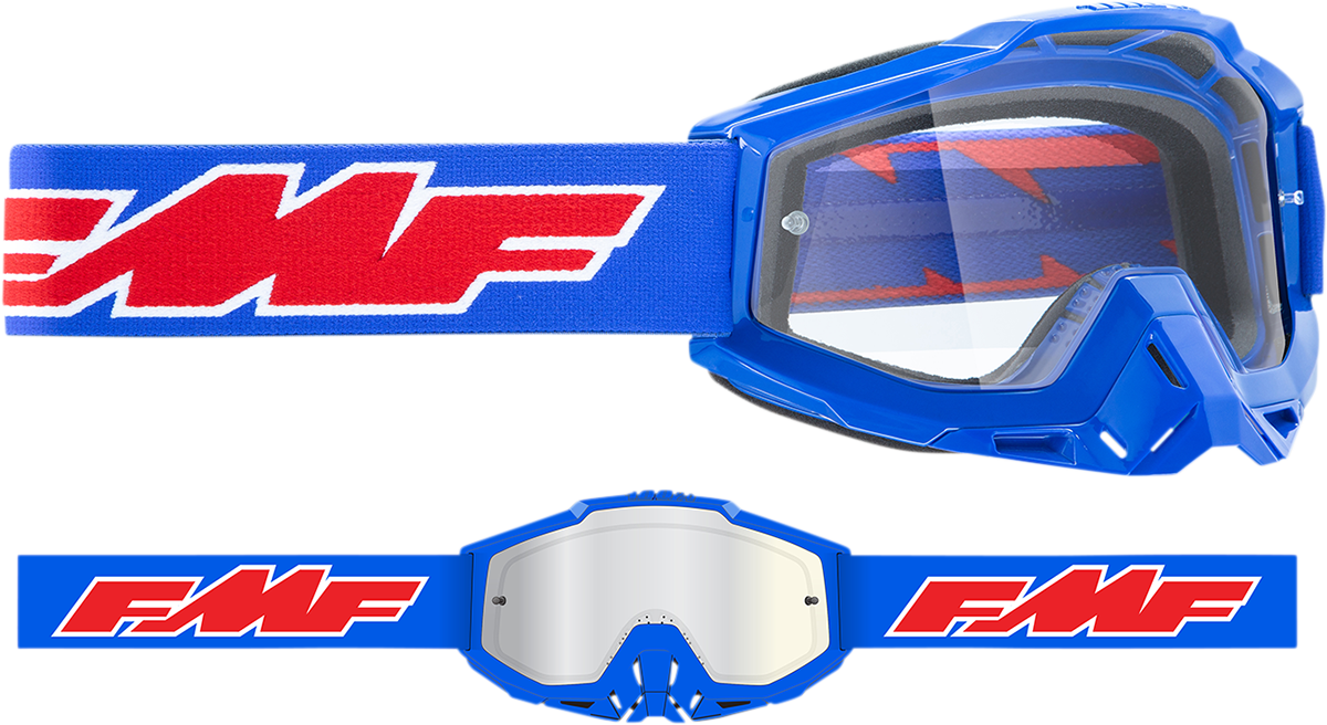 Youth PowerBomb Goggles - Rocket - Blue - Clear