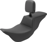 Tour Step-Up Seat - Rider Backrest - Plain - FL \'08-\'23 2008 - 2023