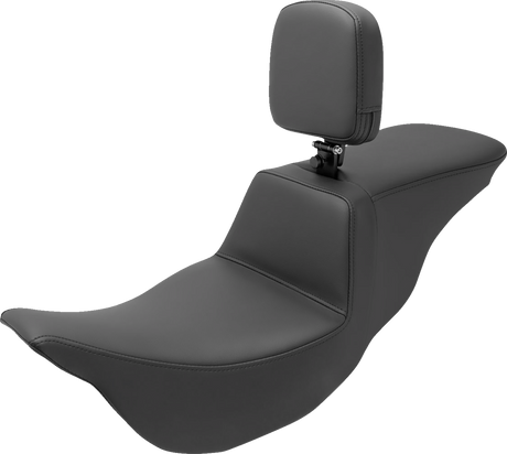 Tour Step-Up Seat - Rider Backrest - Plain - FL \'08-\'23 2008 - 2023