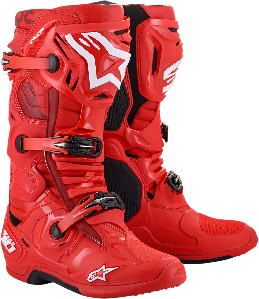 Tech 10 Boots - Red - US 11