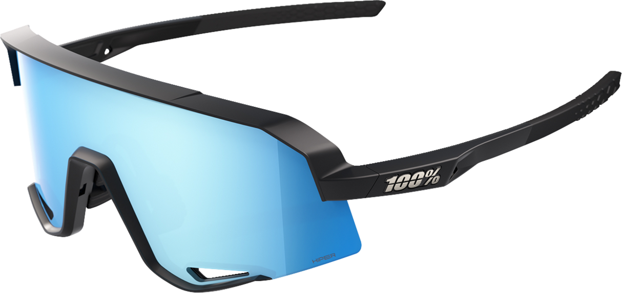 Slendale Sunglasses - Matte Black - HiPER Blue