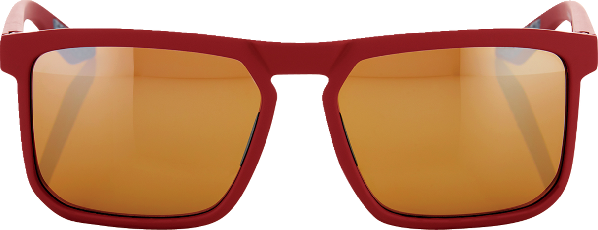 Renshaw Glasses - Crimson - Bronze