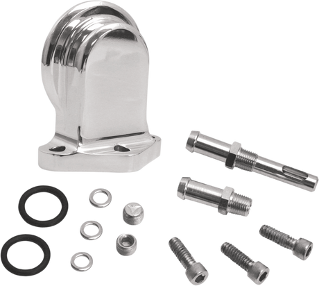 Oil Filter Mounting Bracket Kit - Polished 1999 - 2006