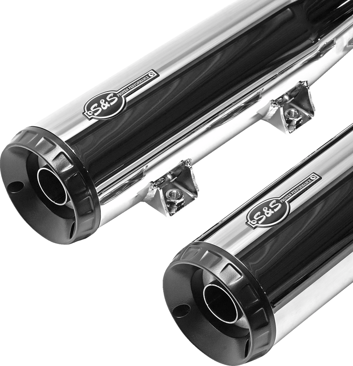 Grand National Slip-On Mufflers - Chrome - Race Only 2019 - 2023