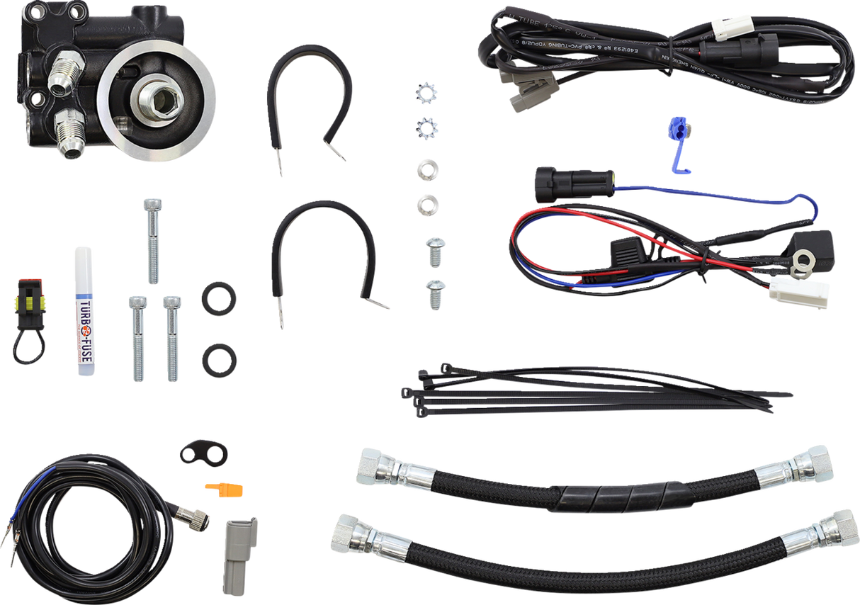 Oil Cooler Kit - Naked Black - Indian 2014 - 2023