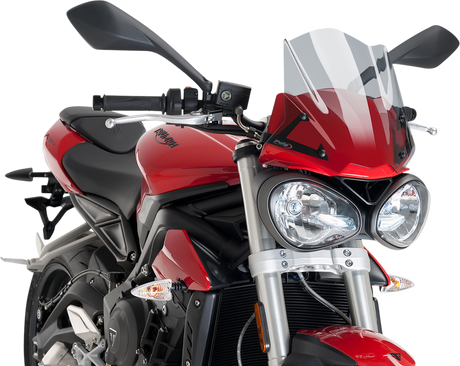 New Generation Windscreen - 12-1/4\" - Light Smoke - Street Triple 765 2018 - 2019