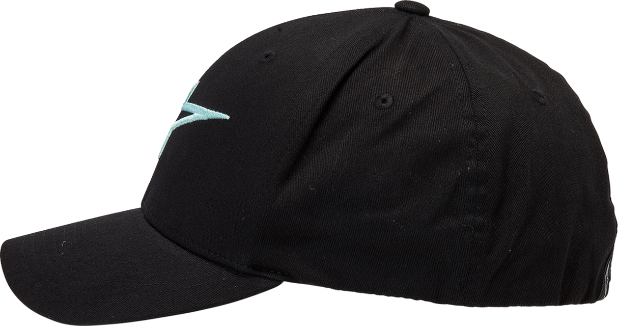 Ageless Curve Hat - Black/Light Aqua - Small/Medium