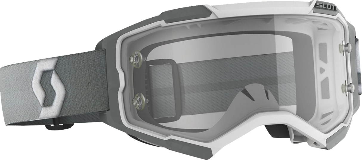 Fury Goggle - White/Gray - Clear Works