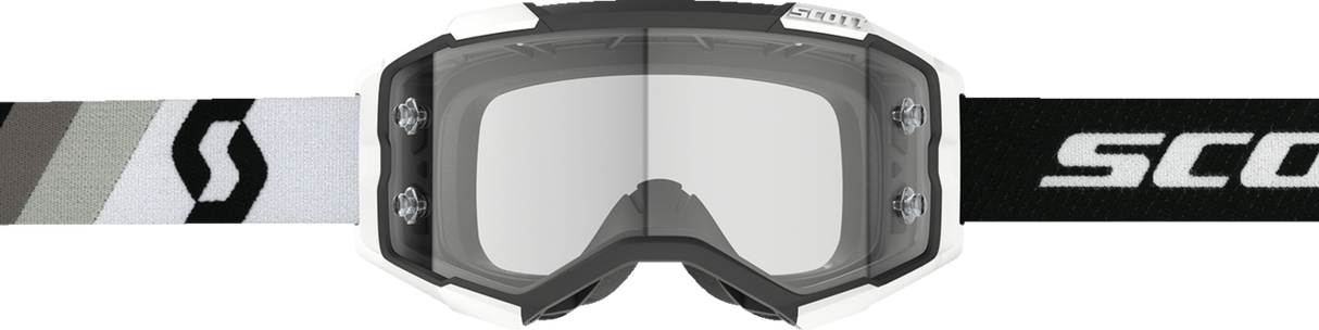 Fury Goggle - Premium Black/White - Clear