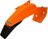 Enduro Rear Fender with Light - KTM Orange \'98-\'22 2004 - 2007