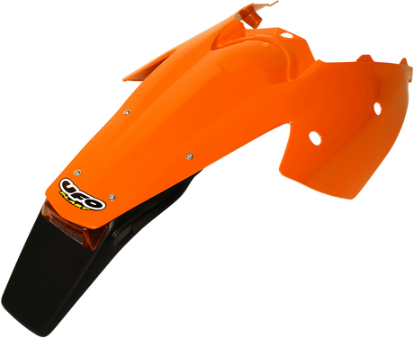 Enduro Rear Fender with Light - KTM Orange \'98-\'22 2004 - 2007