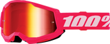 Strata 2 Junior Goggle - Pink - Red Mirror