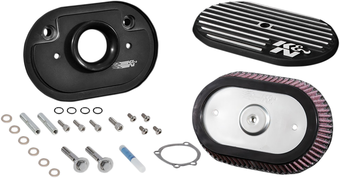 Street Metal Air Intake Kit - Side Drift - Black - Twin Cam 1999 - 2017