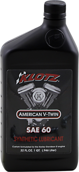 V Twin Synthetic Oil - 60W - 1 U.S. quart