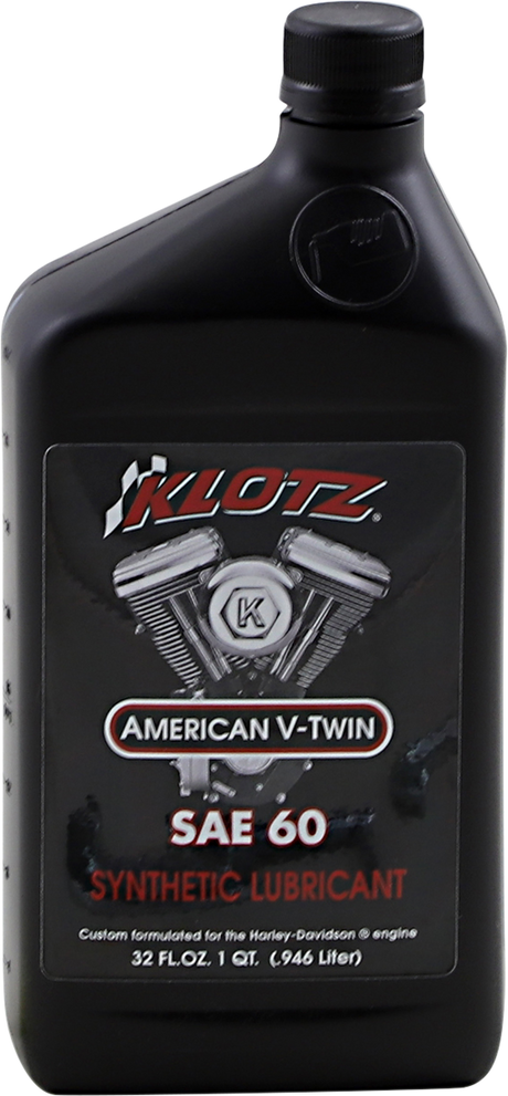 V Twin Synthetic Oil - 60W - 1 U.S. quart