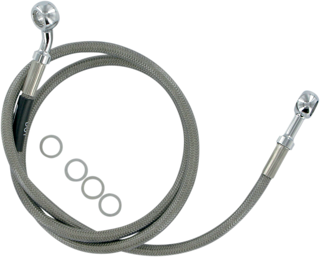 Brake Line - Front - Stainless Steel 1986 - 2015