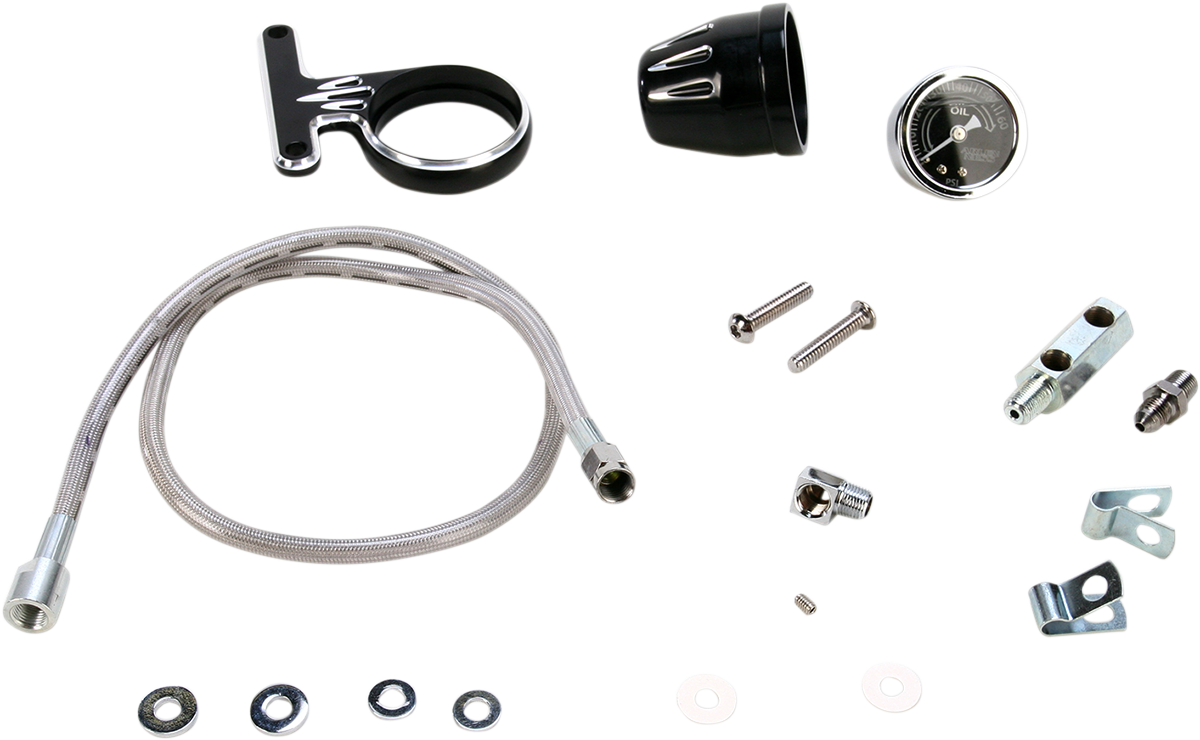 Oil Pressure Gauge Kit - Deep Cut - Black 1993 - 2021