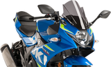 Race Windscreen - 14-3/8\" - Dark Smoke - Suzuki 2017 - 2020