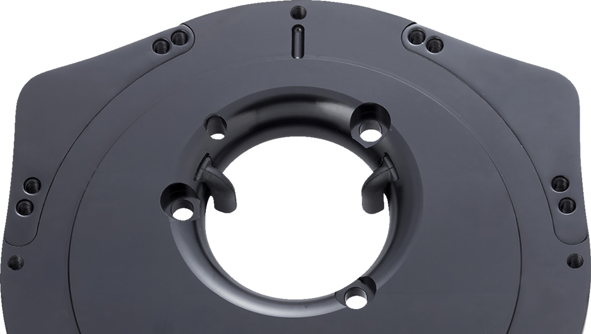 Replacement Breather Bolt Cover Plate - Inverted/Method/Clear Tear/Sidekick - Left - Black 2008 - 2017