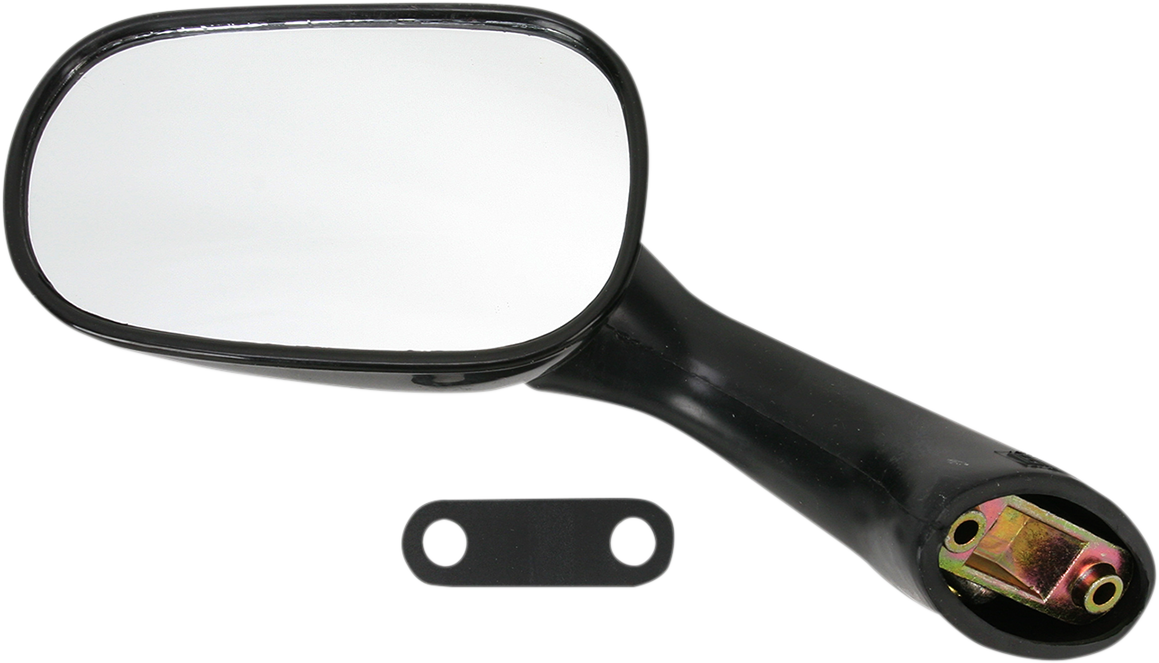 Mirror - Side View - Oval - Black - Left 1993 - 1997